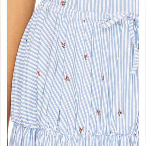 Tiered Midi Skirt in Sky Multi WeWoreWhat - Picture 4 of 7